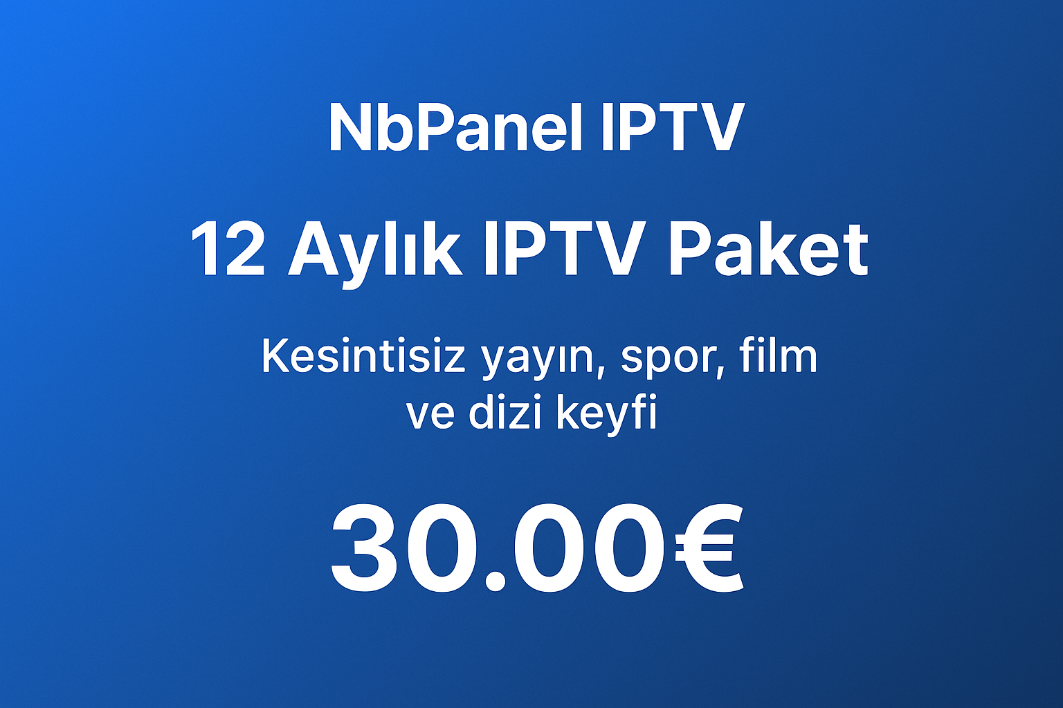 Alfaiptv IPTV 12 aylık paket fiyat ve özellikleri - 30 Euro